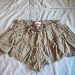 mini flowy shorts